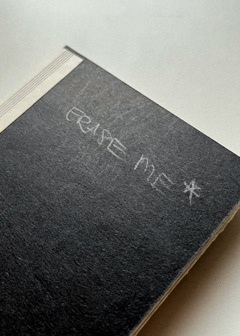 ‘erase me (or not)’ creative notebook | analog&nbsp;photography