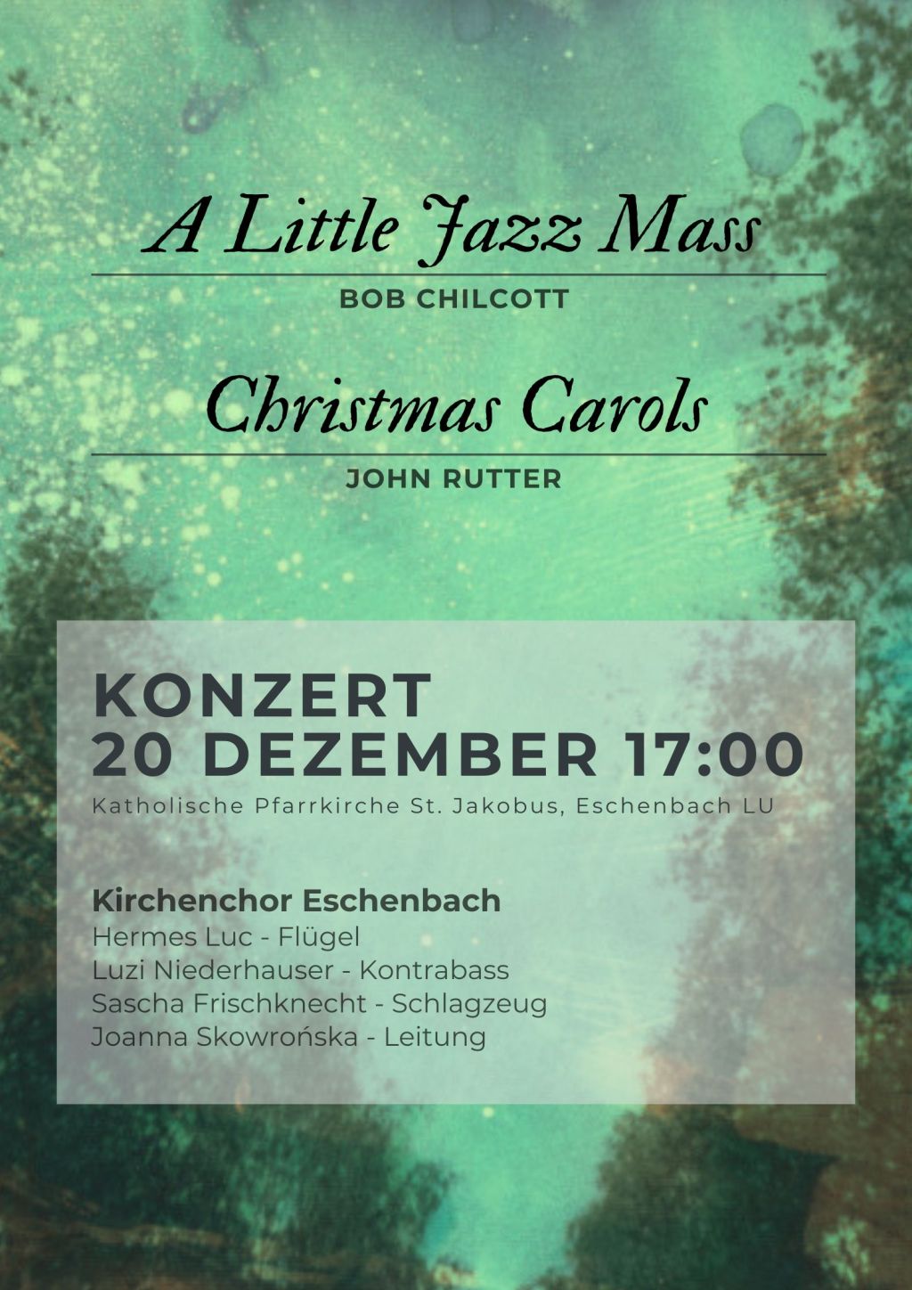 A Little Jazz Mass and John Rutter in Eschenbach: Christmas Project for 2026